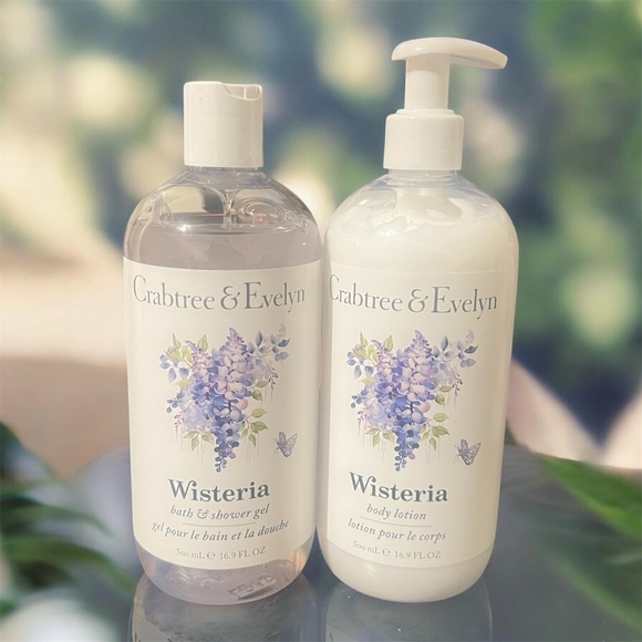 Crabtree & Evelyn Other - Crabtree & Evelyn Wisteria Bath & Shower Gel and Lotion